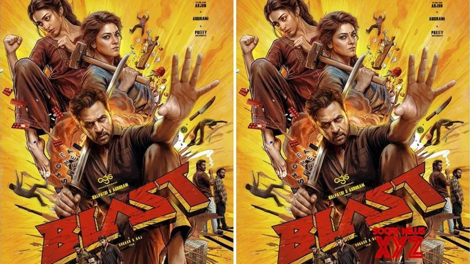 ஆக்‌ஷன் கிங் அர்ஜுனின் 'பிளாஸ்ட்': ஏஜிஎஸ் தயாரிப்பில் ஒரு அதிரடி குடும்பத் திருவிழா!