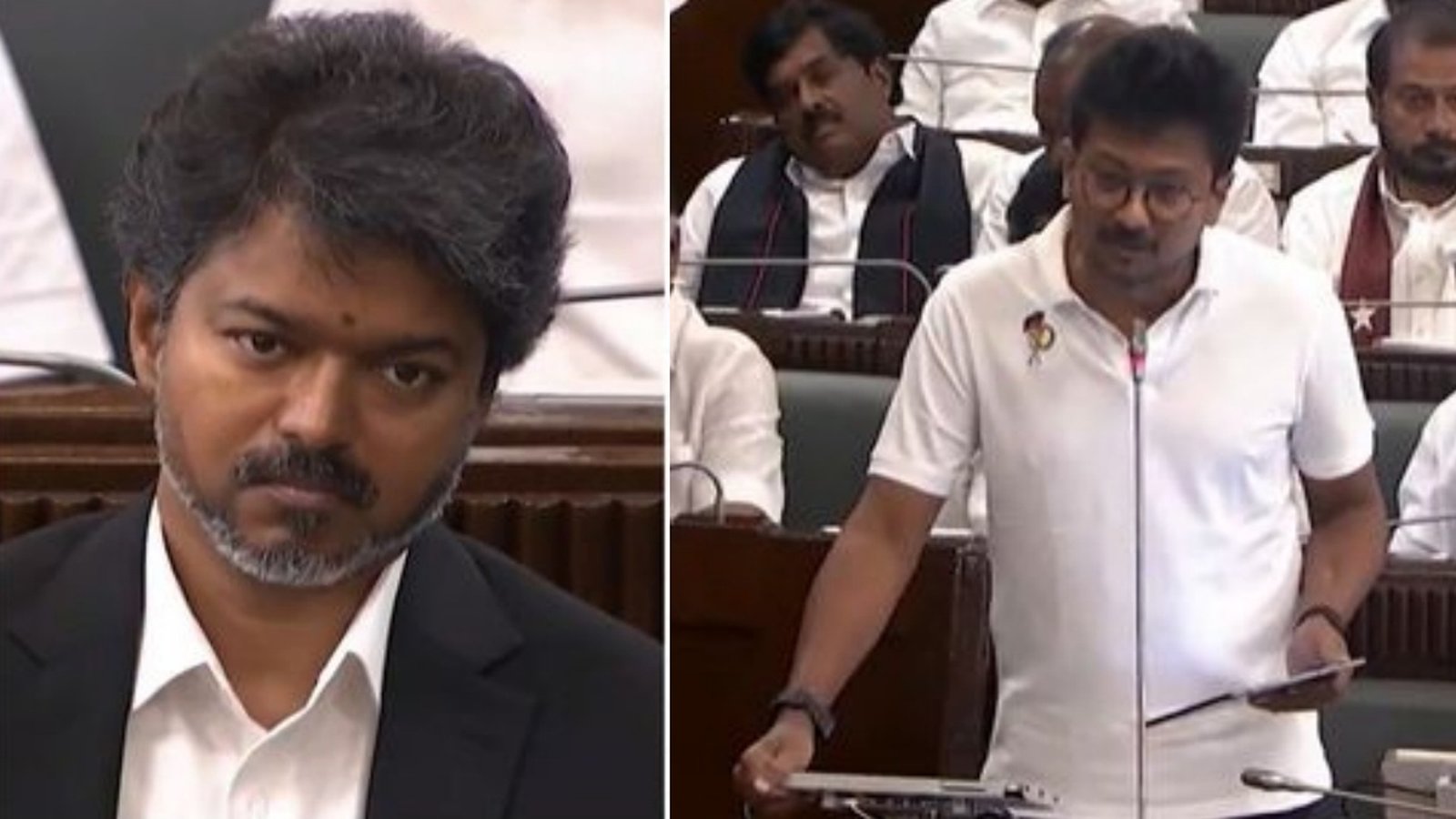 தவெக அரசுக்குச் சிக்கல் இல்லை! வாக்கெடுப்பைப் புறக்கணித்து திமுக வெளிநடப்பு - "விஜய் அரசு தொடரத் தடையாக இருக்க மாட்டோம்" என அதிரடி அறிவிப்பு!