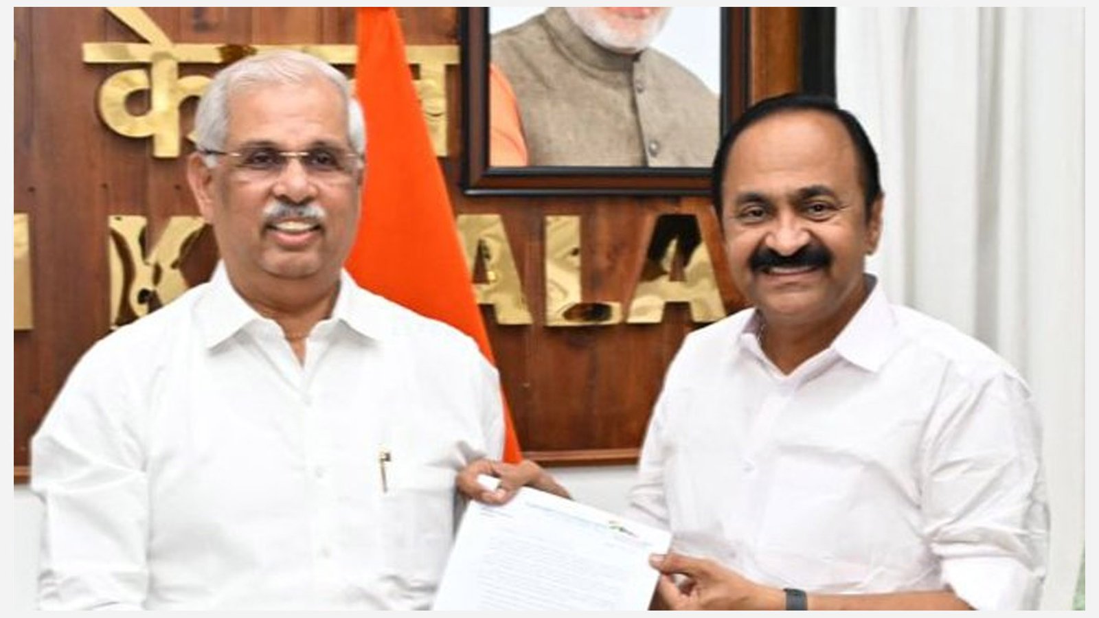 கேரளாவில் புதிய சகாப்தம்: முதலமைச்சராகப் பதவிப் பிரமாணம் எடுத்தார் காங்கிரஸ் தலைவர் வி.டி. சதீசன்!