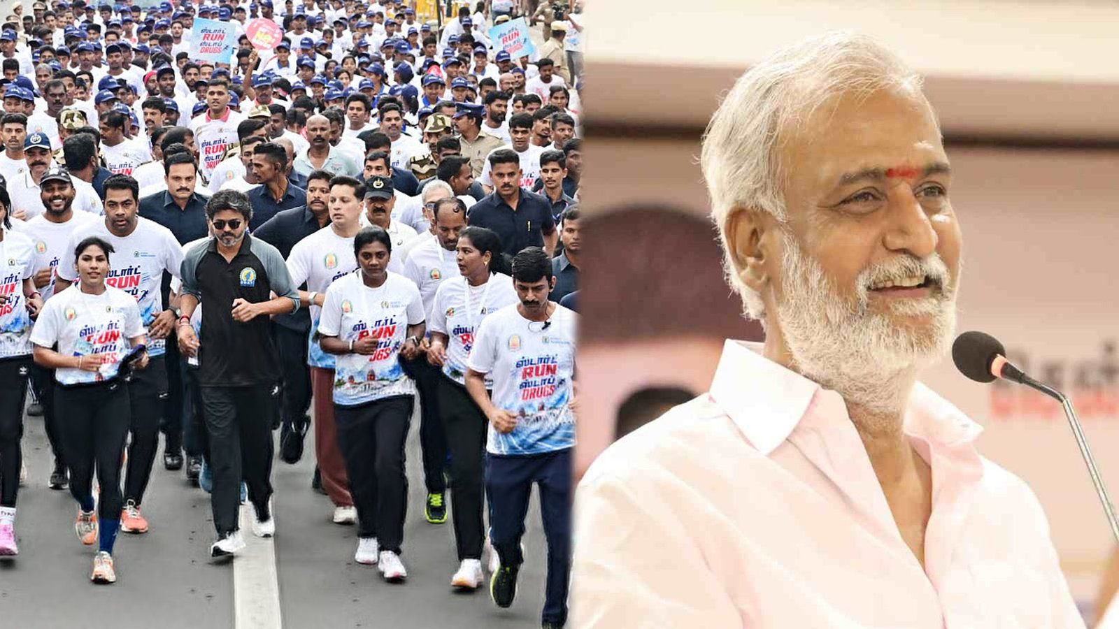 முதல்வர் விஜய்யின் மாரத்தான் ஓட்டம் குறித்து திமுக முன்னாள் அமைச்சர் சேகர்பாபுவின் காட்டமான கேள்வி!